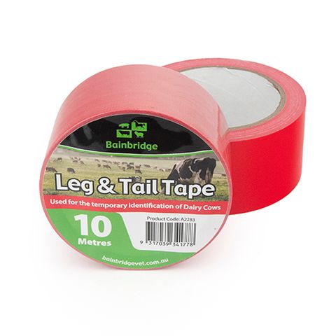 LEG & TAIL TAPE 10M RED