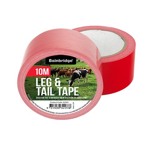 LEG & TAIL TAPE 10M RED