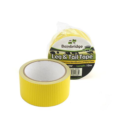 LEG & TAIL TAPE 10M YELLOW