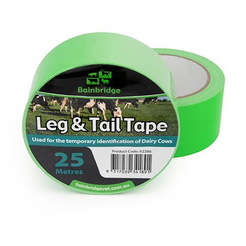 LEG & TAIL TAPE 25M GREEN