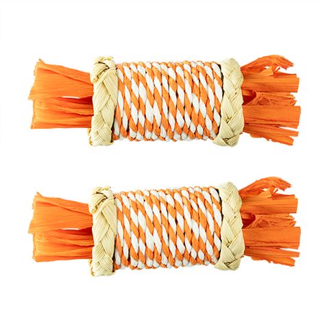 SMALL ANIMAL/BIRD TOY - INTERACT - CORN RATTLE ROLLER (2 PK)