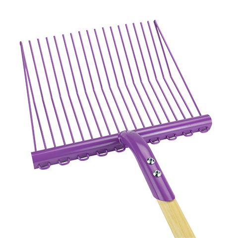SUPREME STABLE FORK METAL - WOOD HANDLE - PURPLE