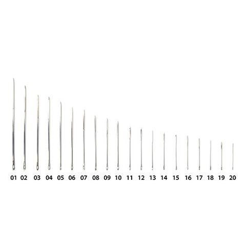 STRAIGHT TRIANGULAR SUTURE - SIZE 6 (104) - 6 PACK