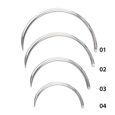 TAPER POINT SUTURE NEEDLE - SIZE 2 (108) - 6 PACK