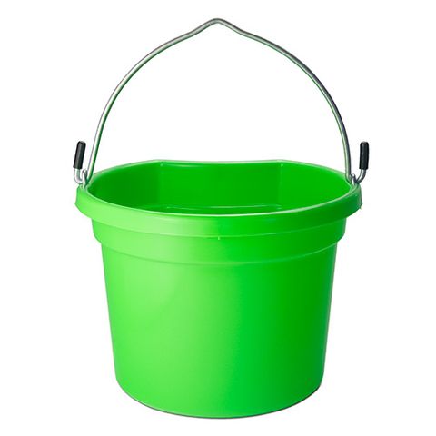 FLAT BACK BUCKET 8 LITRE - GREEN