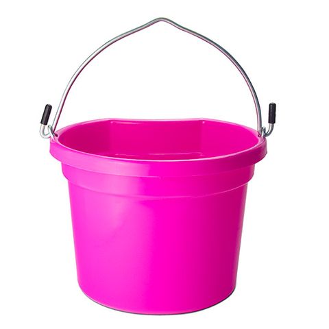 FLAT BACK BUCKET 8 LITRE - HOT PINK