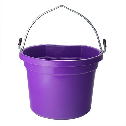 FLAT BACK BUCKET 8 LITRE - PURPLE