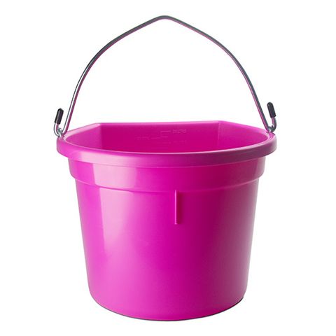 FLAT BACK BUCKET 20 LITRE - HOT PINK