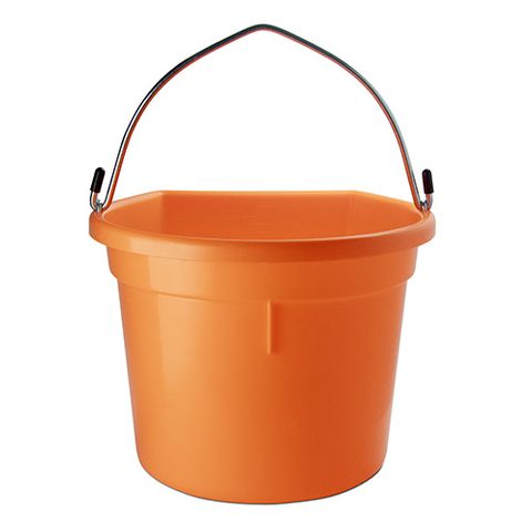 FLAT BACK BUCKET 20 LITRE - ORANGE