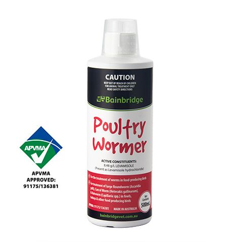 BAINBRIDGE POULTRY WORMER - 500ML