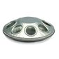 GALVANISED CHICK FEEDER - 8 HOLE