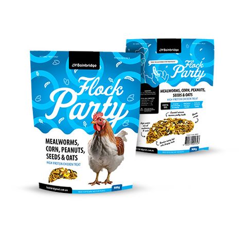 FLOCK PARTY - MW, CORN, PEANUTS, SEEDS AND OATS