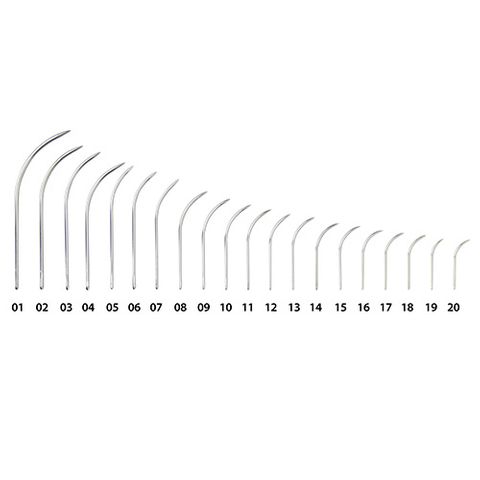 HALF CURVED ROUND BODY SUTURE - SIZE 17 (106B) - 6 PACK