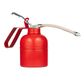 SHEARERS OIL CAN METAL RED