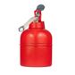SHEARERS OIL CAN METAL RED