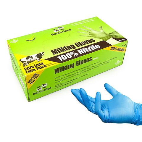 MILKING GLOVES LONG & THICK LARGE