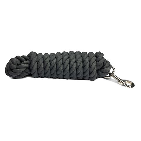 COTTON LEAD ROPE - BLACK