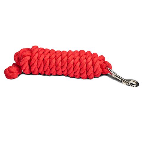 COTTON LEAD ROPE - RED