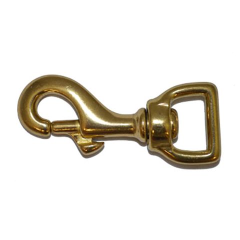 Brass Flat Eye Swivel Hook