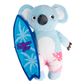 STEVE THE SURFER KOALA - SPLASH CRITTERS - DOG TOY