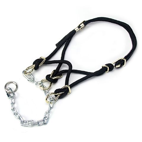 HACKAMORE HALTER CALF - BLACK