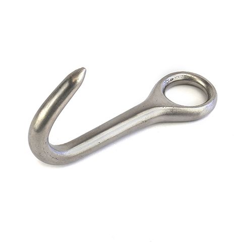 STAINLESS STEEL EYE HOOK - SHARP 8CM