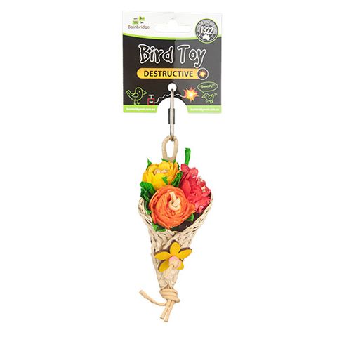 Bird Toy Destructive - A Bouquet of Roses