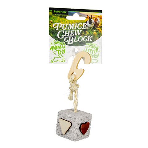 Small Animal Toy - Pumice Chew Block