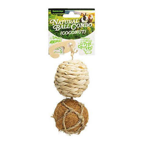 Small Animal Toy - Naturals - Ball Combo Coconut