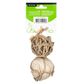 SMALL ANIMAL TOY - NATURAL BALL COMBO - MAIZE & SEAGRASS