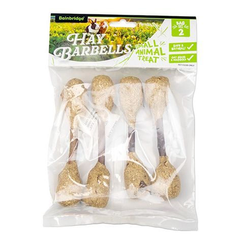 Small Animal Treat - Hay Barbells