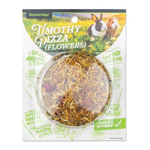 Small Animal Treat - Timothy Flower Pizza