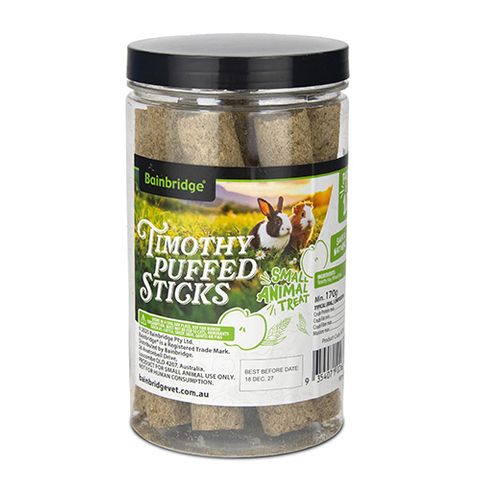 Small Animal Treat - Timothy Puffed Stick