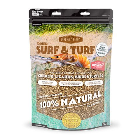 SURF & TURF (BSFL & SHRIMP) 750G