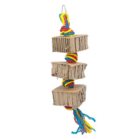 BIRD TOY DESTRUCTIVE - SHREDZ CARDBOARD TOWER X 3