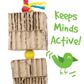 BIRD TOY DESTRUCTIVE - SHREDZ CARDBOARD TOWER X 4