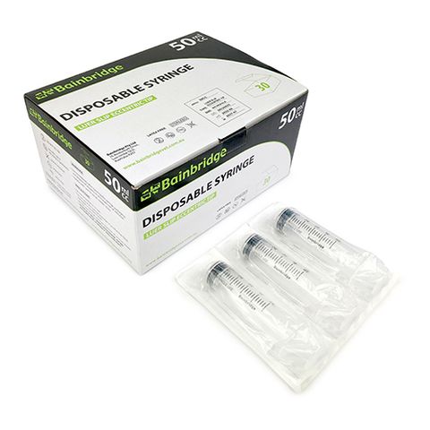 DISP. SYRINGES - 50ML 30 BOX