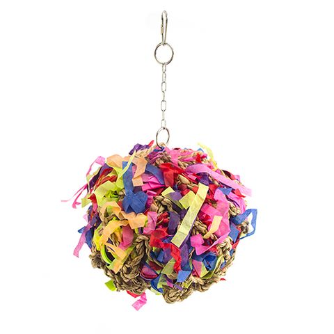 BIRD TOY DESTRUCTIVE - SHREDZ BALL MEDIUM