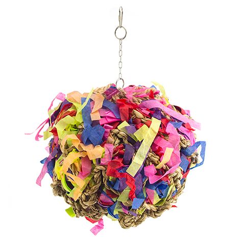 BIRD TOY DESTRUCTIVE - SHREDZ BALL LARGE