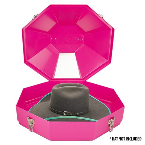 WESTERN HAT CARRIER - HOT PINK