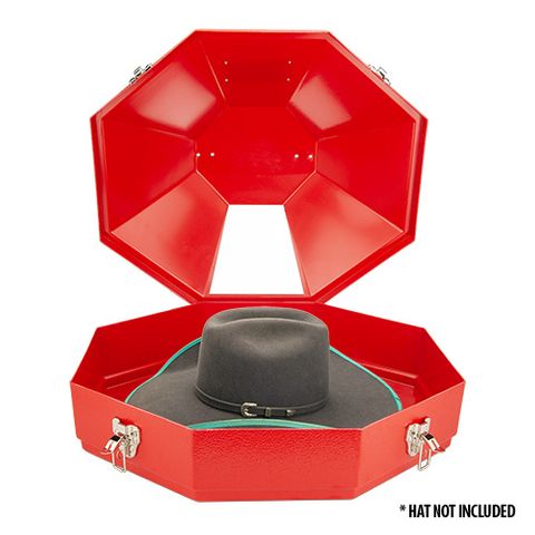 WESTERN HAT CARRIER - RED