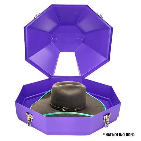 WESTERN HAT CARRIER - PURPLE