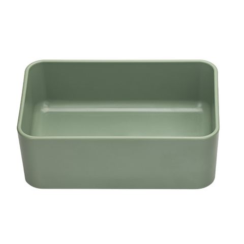 SMALL ANIMAL FEEDER RECTANGULAR - GREEN