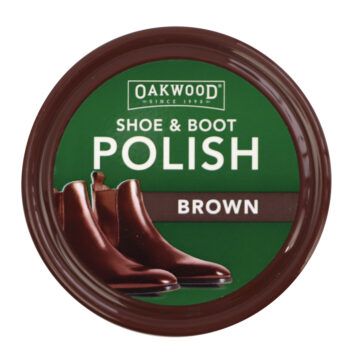 OAKWOOD SHOE AND BOOT POLISH BROWN 65G