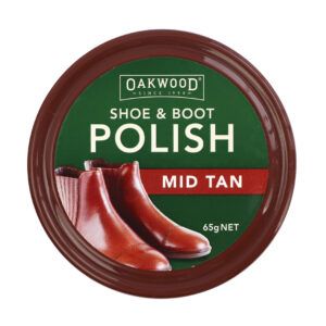 OAKWOOD SHOE AND BOOT POLISH TAN 65G