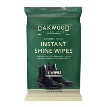 Oakwood Instant Shine Wipes 16pk