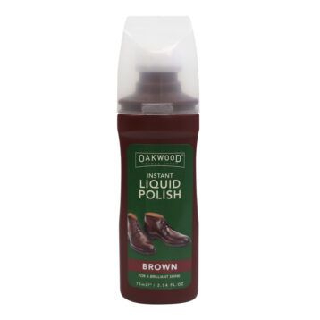 OAKWOOD INSTANT LIQUID POLISH BROWN 75ML