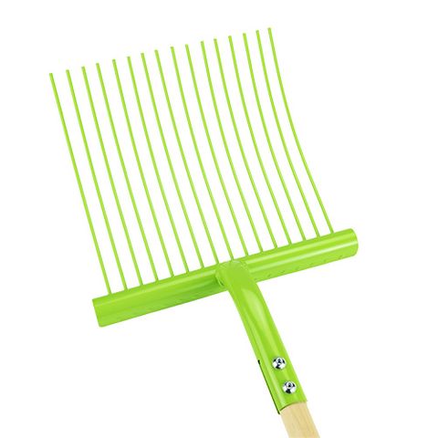 NARROW STABLE FORK W ROUND HEAD - GREEN