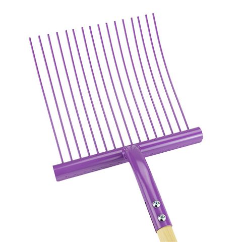 NARROW STABLE FORK W ROUND HEAD - PURPLE