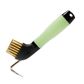 HOOF PICK WITH GEL HANDLE - WIRE BRUSH